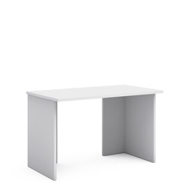 Письменный стол 120 Магнолия (белый матовый)