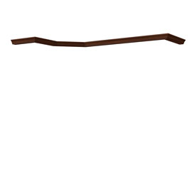 Карниз угловой левый Верди (Леванте)