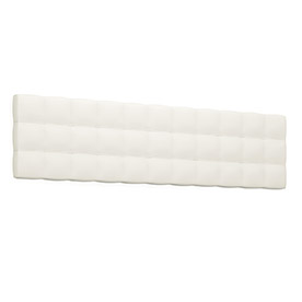 Стеновая панель 1900 экокожа (белая)