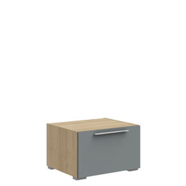 Тумба в гостиную Solo (Ривьера/серый темный матовый)