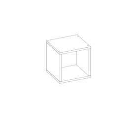 Полка навесная Люмия (Камень Терра)