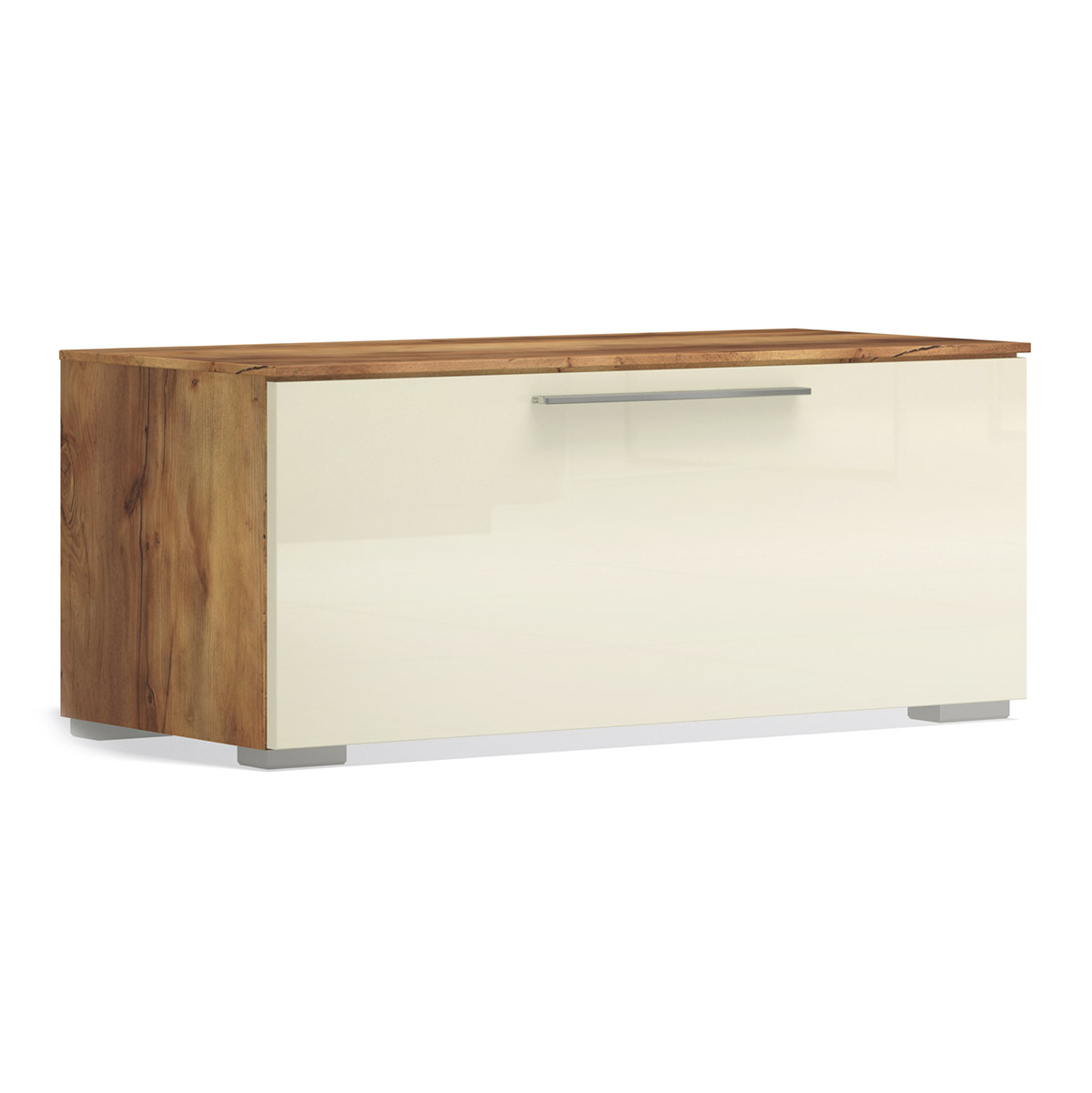 Тумба для обуви с откидной дверцей Solo (таксония/крем)