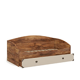 Кровать-тахта с выдвижным ящиком 90х200 Атлантида (таксония/карамель)