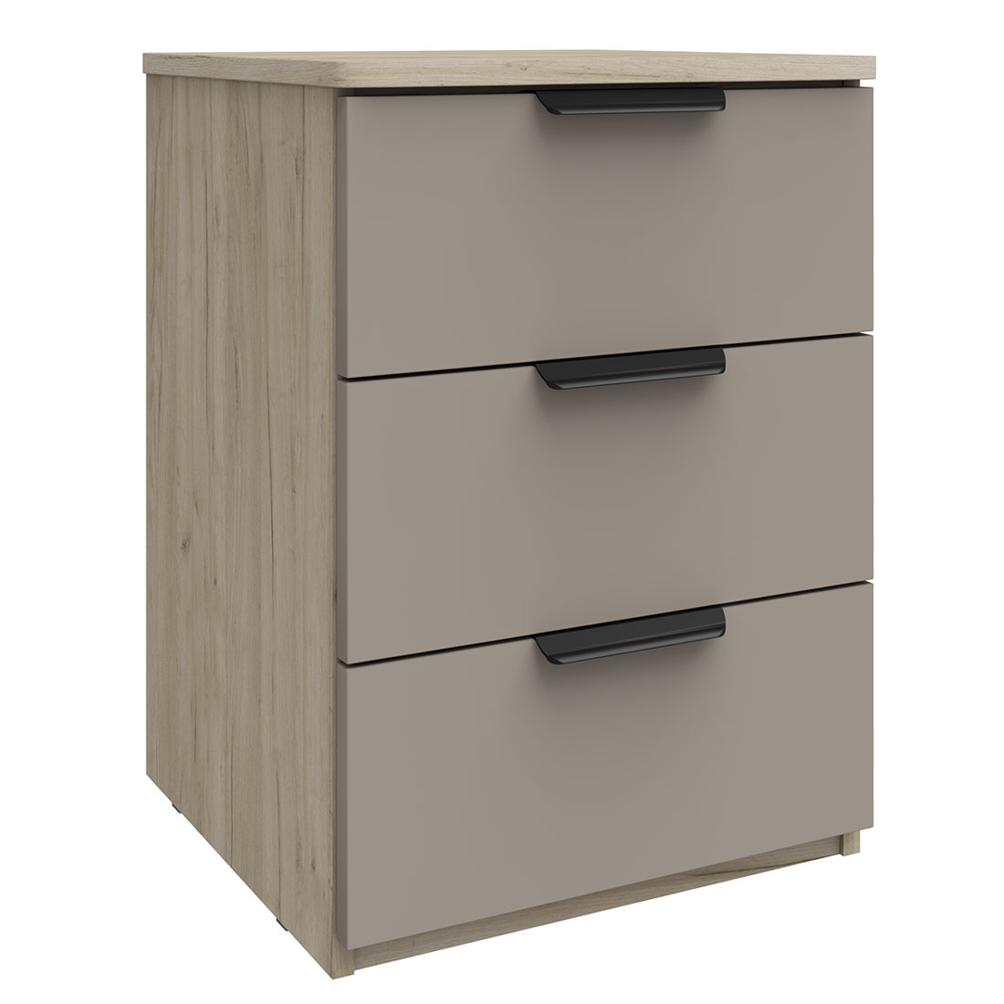 Прикроватная тумба Napoli (Крафт серый/камень Терра)