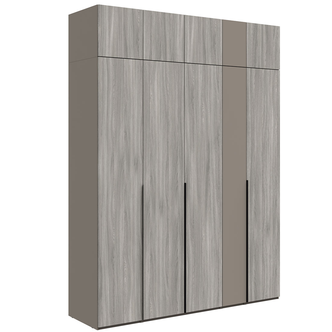 Шкаф для одежды Napoli (Камень Терра/Фумо)