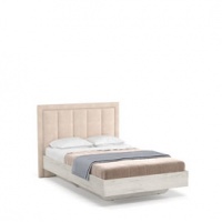 Кровать с мягким изголовьем Napoli-2 (Крафт белый)