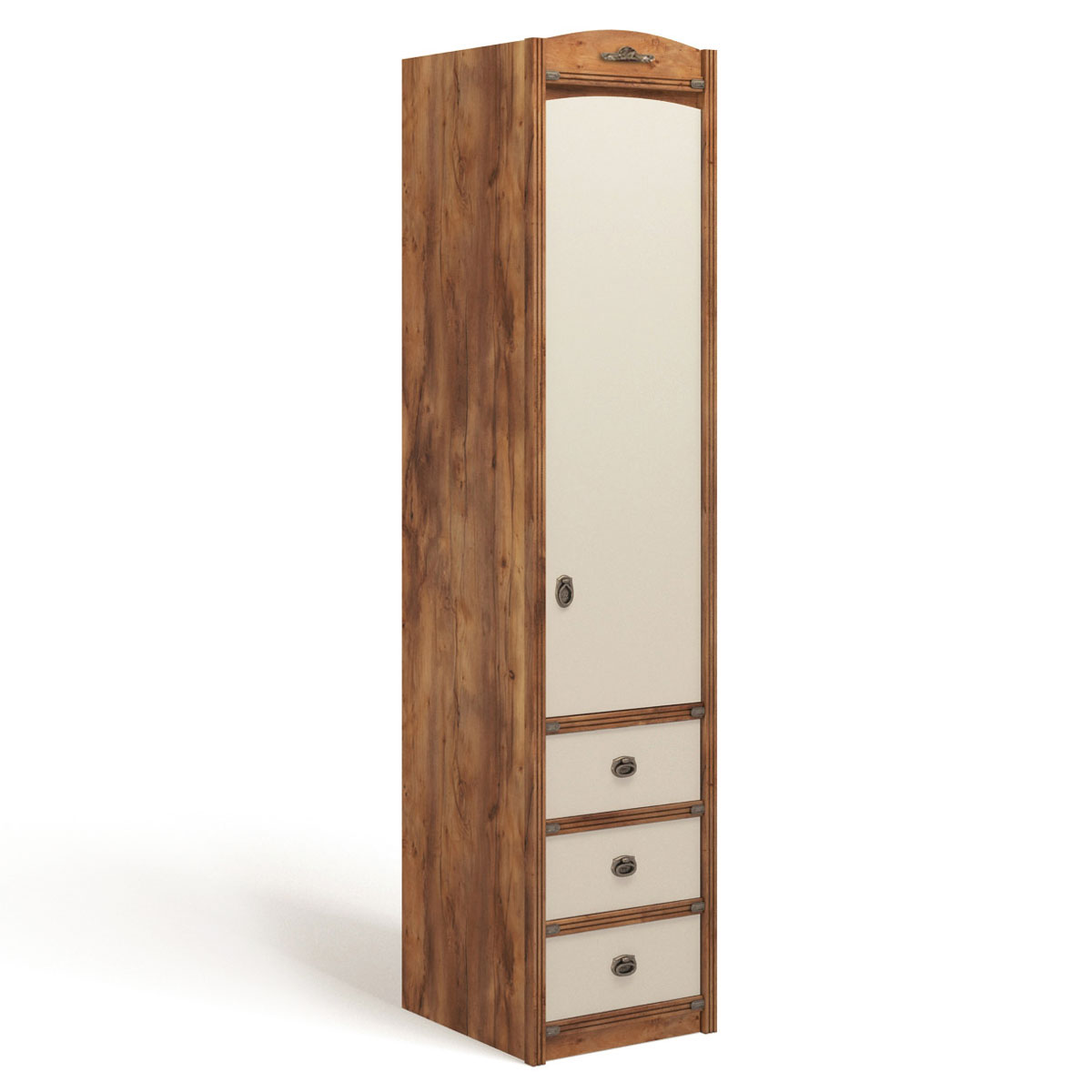 Шкаф-пенал Атлантида Лагуна (таксония/карамель) правый