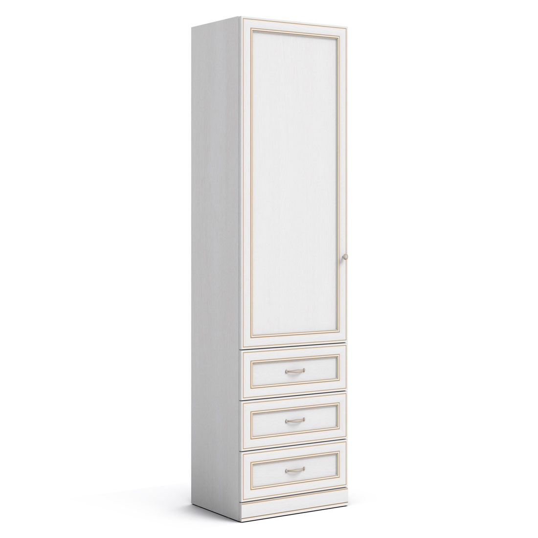 Шкаф для белья Верди (дуб Белуна)