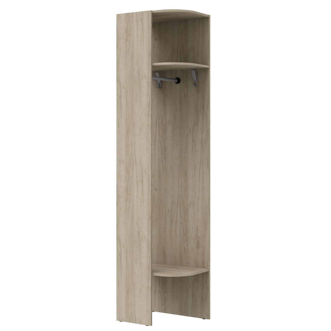 Вешалка Наполи (дуб Крафт серый) правая