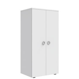 Шкаф для одежды Люмия (Белый матовый)