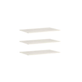 Комплект полок в узкую секцию Napoli (Крафт белый)