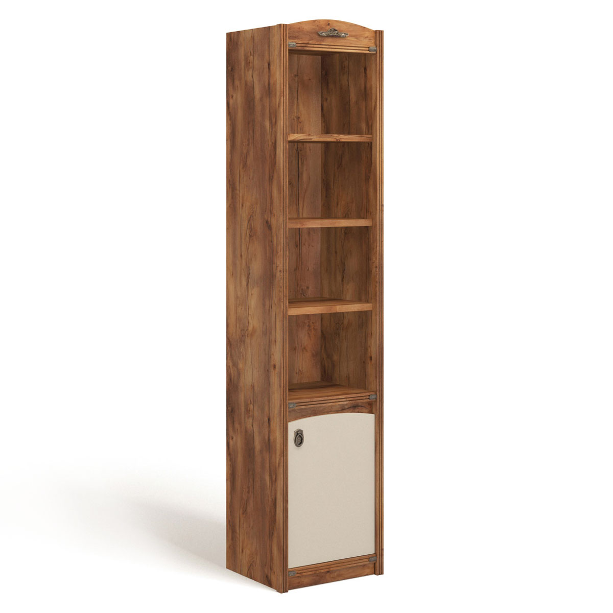 Открытый стеллаж Атлантида "Лагуна" (таксония/карамель) правый