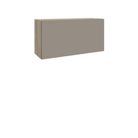 Полка с дверью Napoli (Крафт серый/камень Терра)