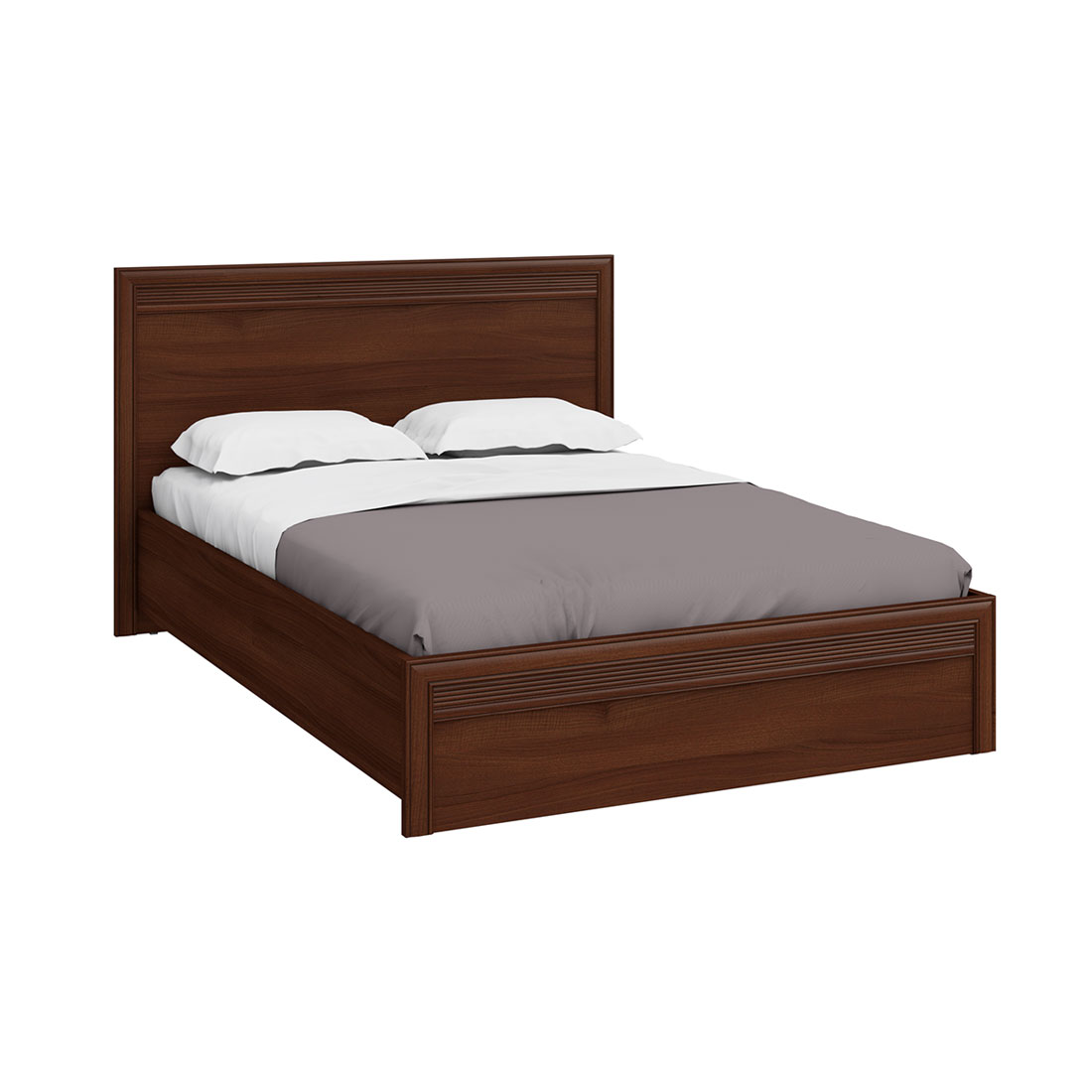 Кровать с ящиком для белья Верди (орех Леванте)