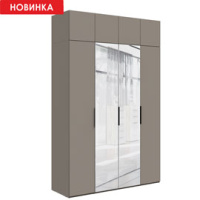 Шкаф с антресолью Наполи (Камень Терра)