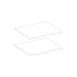 Комплект полок (3 шт.) Верди (дуб Белуна)