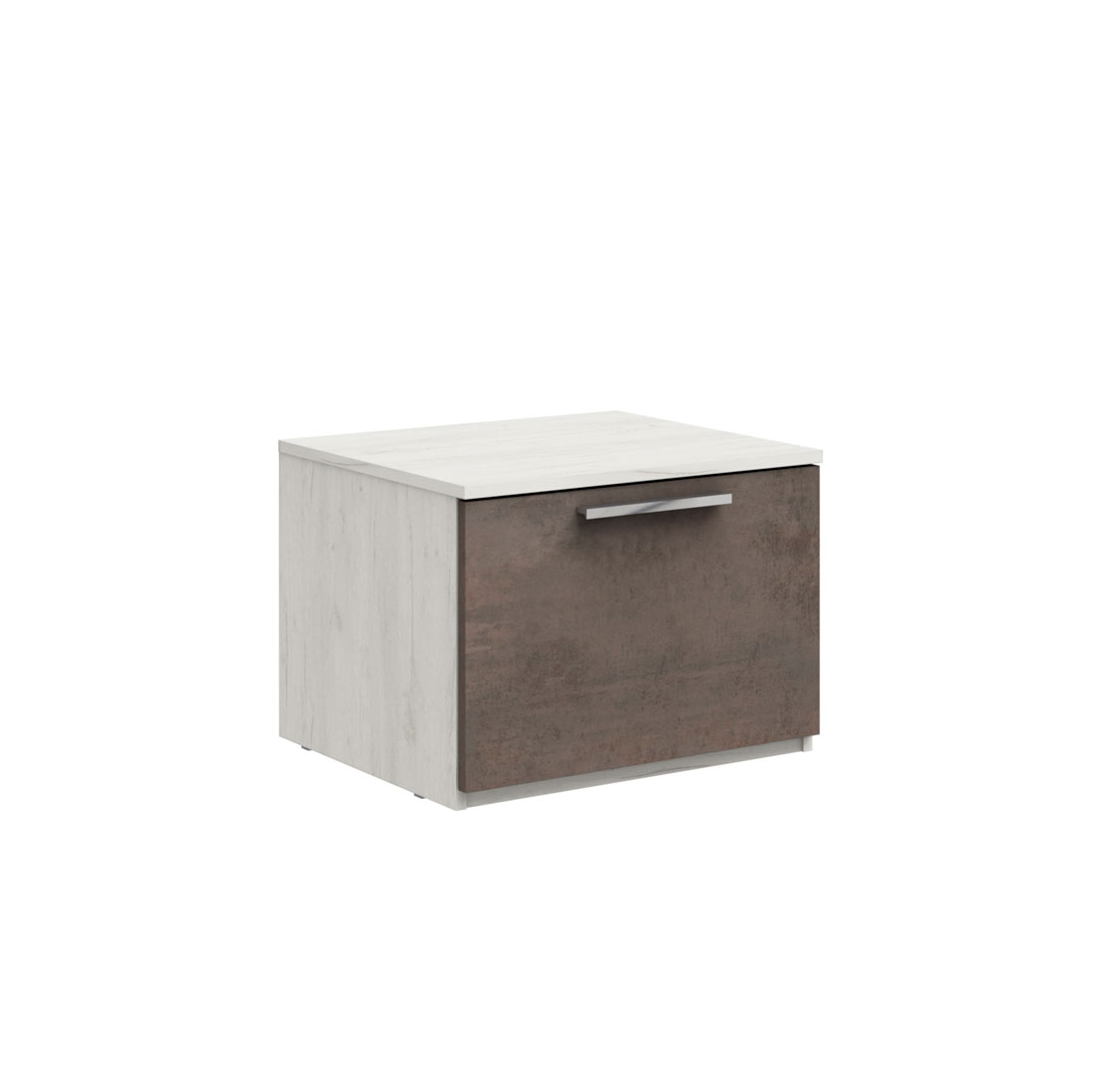 Тумба Наполи 445.42 (Крафт белый/Бетон Dark)