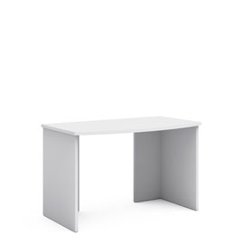 Письменный стол 120 см Магнолия (белый матовый)