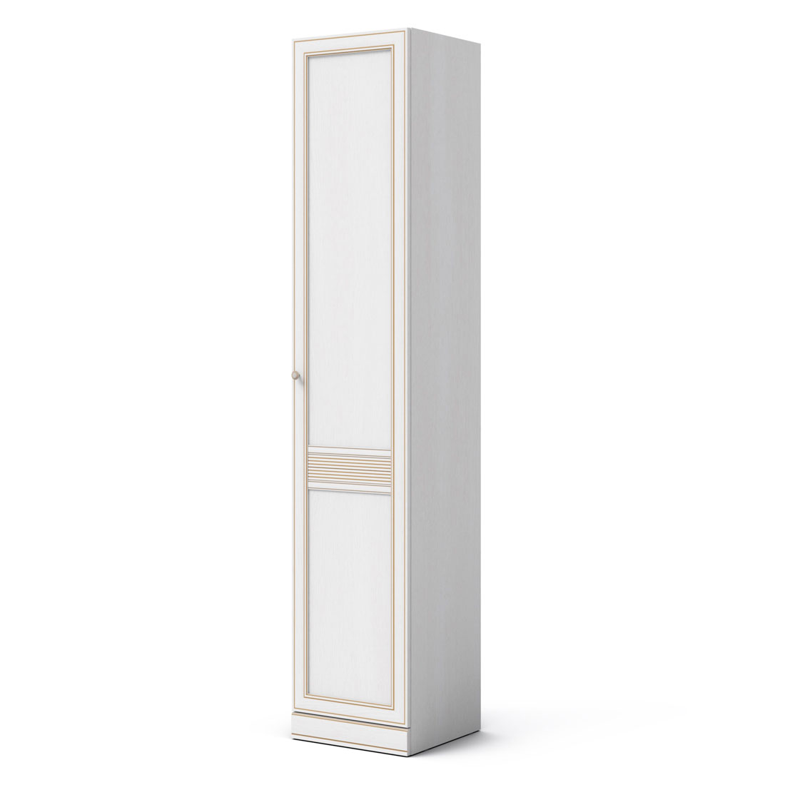 Неглубокий шкаф-пенал Верди (дуб Белуна) правый