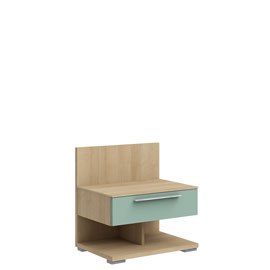 Тумба прикроватная с ящиком Solo (дуб Ривьера)