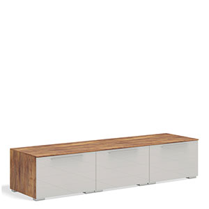 Тумба 3 ящика 180 см (Таксония/моккачино глянец)