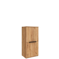 Низкий шкаф-пенал 2 двери Napoli (Крафт золотой)