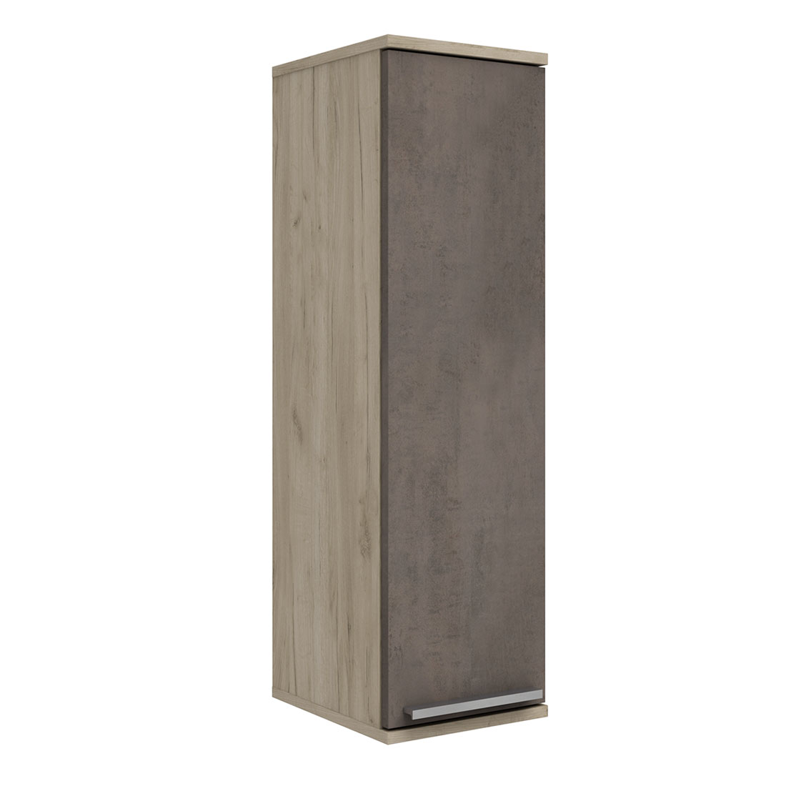 Навесной шкаф Napoli (дуб Крафт серый/Бетон Dark)