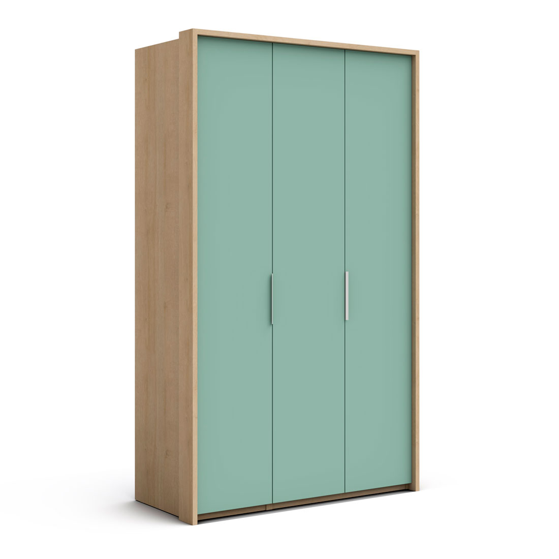 Шкаф распашной 3 двери Илма-2 (Ривьера/мята матовый)