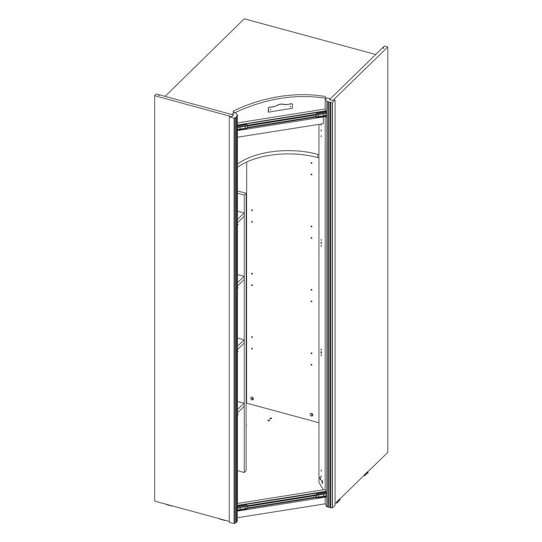 Угловой шкаф Атлантида (таксония) левый