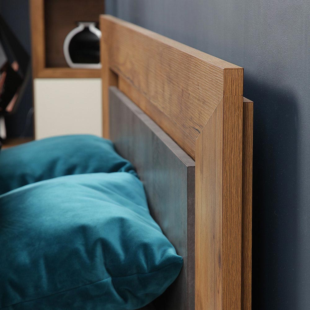 Двуспальная кровать 160х200 Blade с подсветкой в изголовье