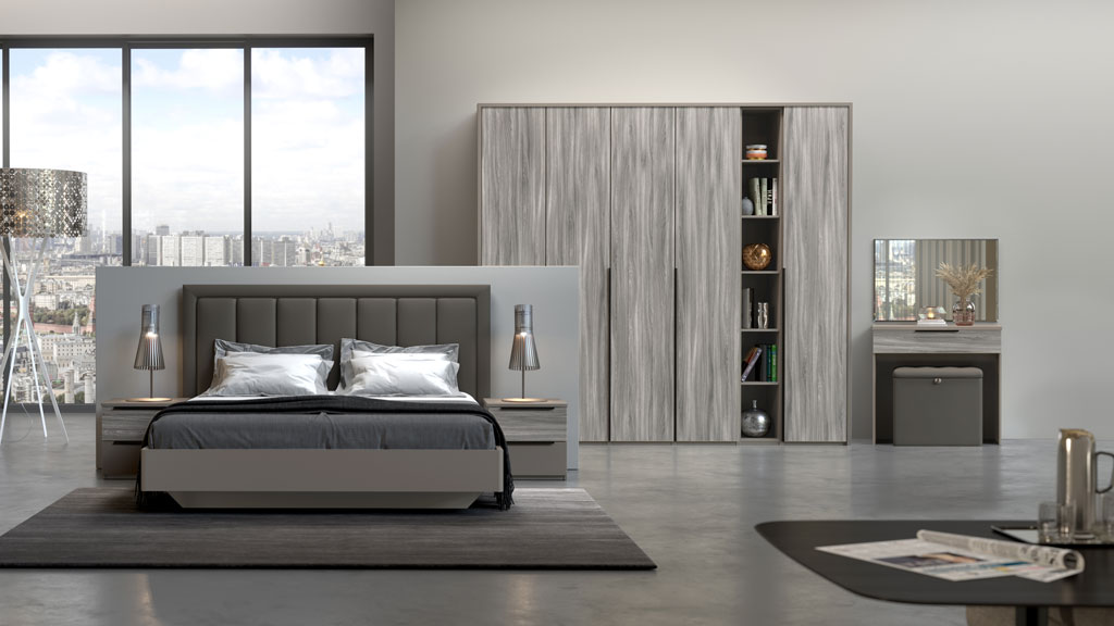 Спальня Napoli (Камень Терра/Фумо)