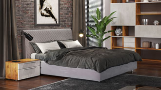 Мягкая кровать 160х200 Enigma