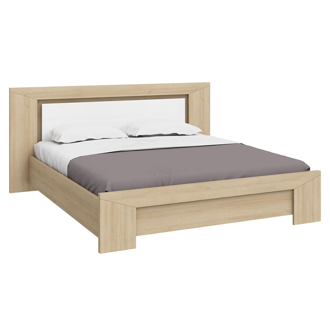 Двуспальная кровать 160х200 Blade с подсветкой в изголовье