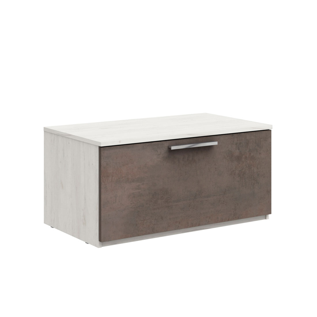 Тумба Наполи 445.43 (Крафт белый/бетон Dark)