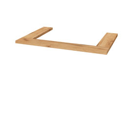 Верхние бруски для шкафа 2 дв. (Крафт золотой)