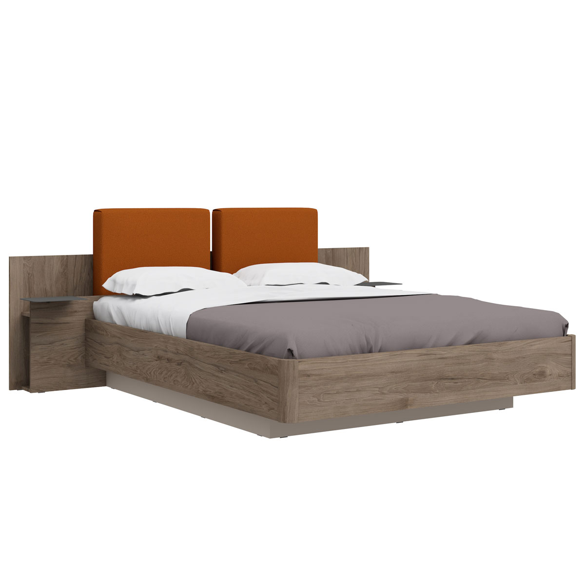 Кровать с ящиком для белья 160х200 Сарино (Гикори Рокфорд)