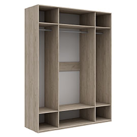 Корпус шкафа 4-х-дверного (Крафт серый)