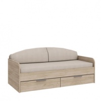Кровать-тахта 90х200 с ящиками Napoli (Крафт серый)