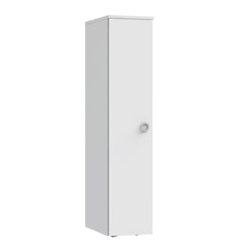 Шкаф переходной Люмия (Белый матовый) левый