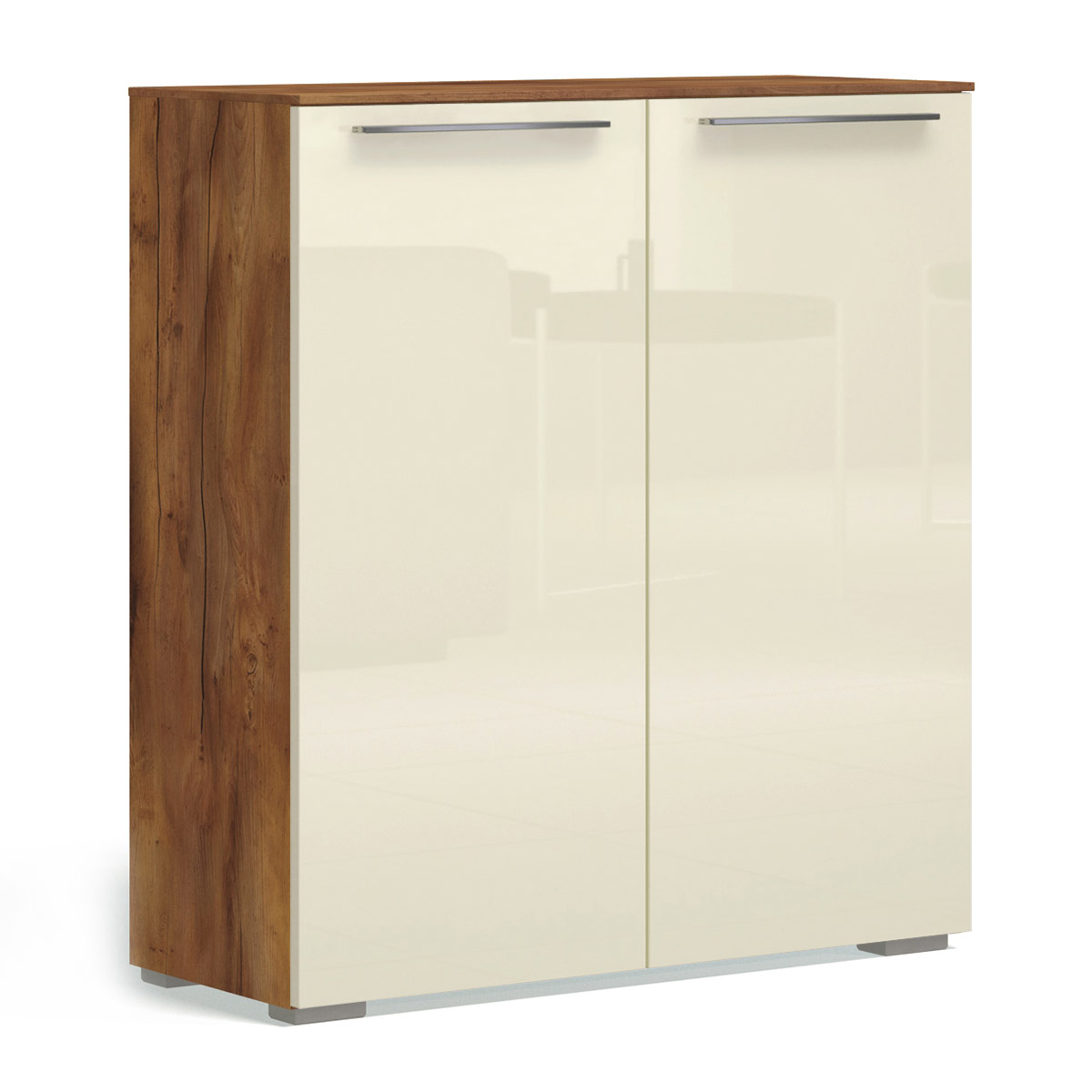 Обувница  2 двери Solo (таксония/крем)