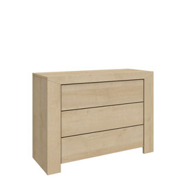 Комод с тремя ящиками Blade (дуб Ривьера)