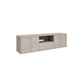 Подвесная тумба с нишей Наполи (дуб Крафт серый)