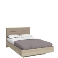 Полуторная кровать Napoli-1 (Крафт серый)