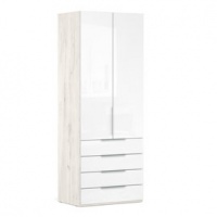 Шкаф с ящиками для белья Наполи (Крафт белый)