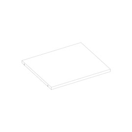 Полка Люмия (Белый матовый)