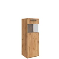 Низкий шкаф-витрина Napoli (Крафт золотой) правый