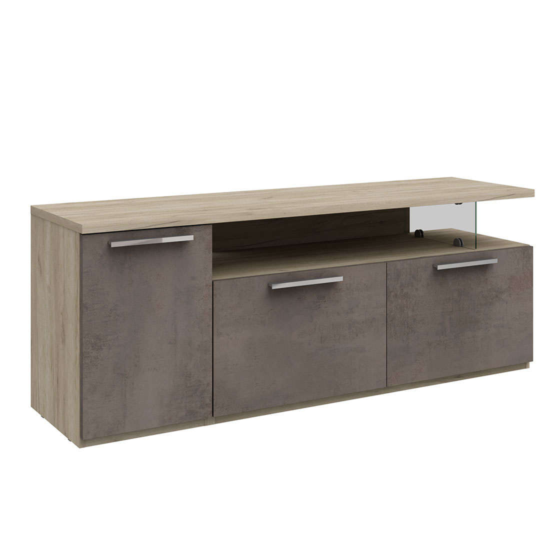 Тумба Napoli (дуб Крафт серый/бетон Dark)