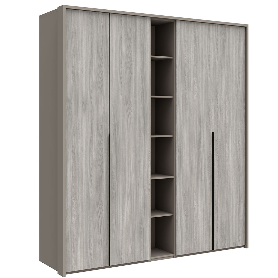 Шкаф для одежды Napoli (Камень Терра/Фумо)