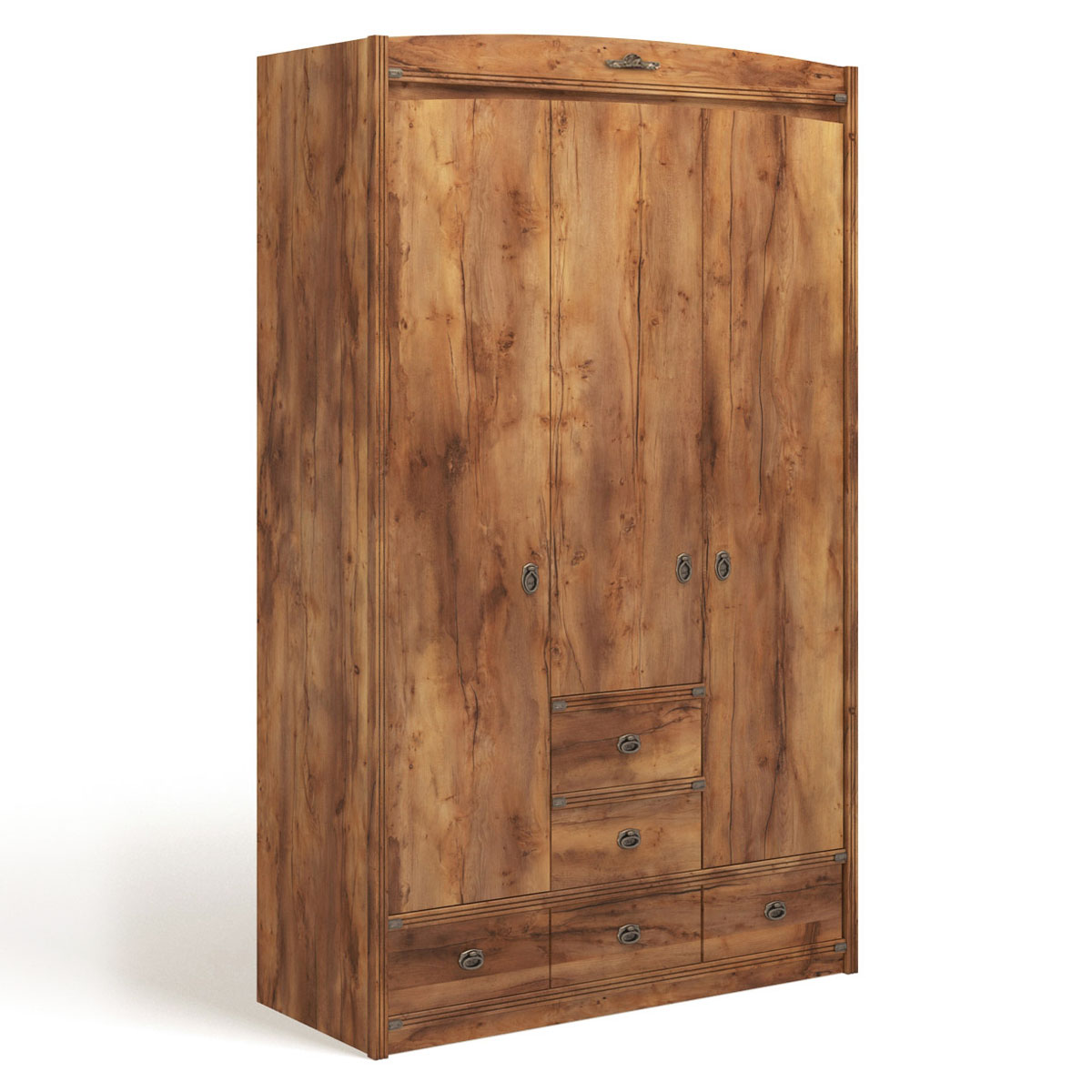 Шкаф трехдверный Атлантида Лагуна (таксония)