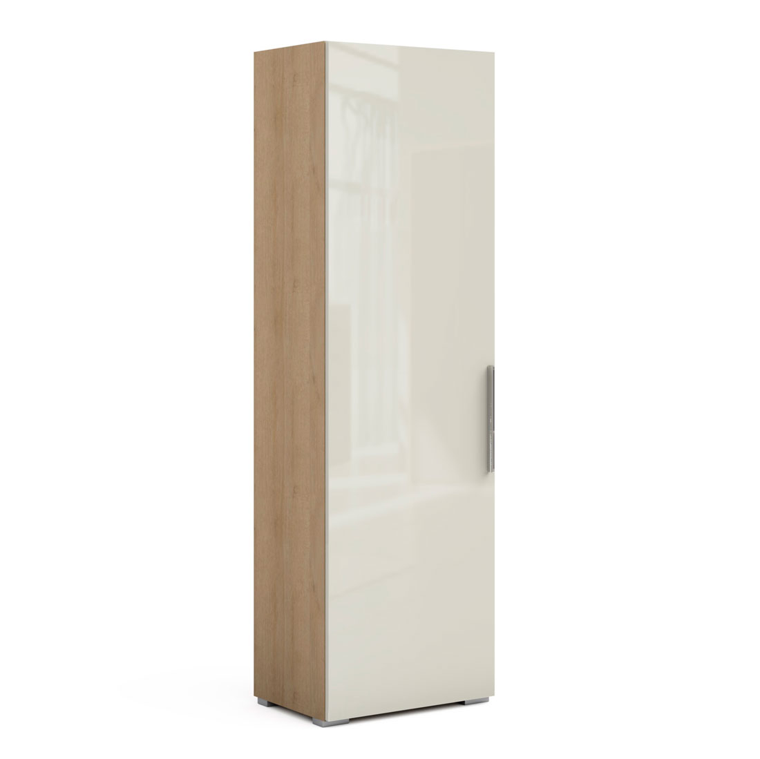 Шкаф-пенал в гостиную Solo (дуб Ривьера/крем)